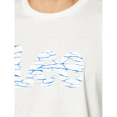 Męski T-Shirt Lee Wobbly Logo Tee Ecru L65QAINQ 112116129